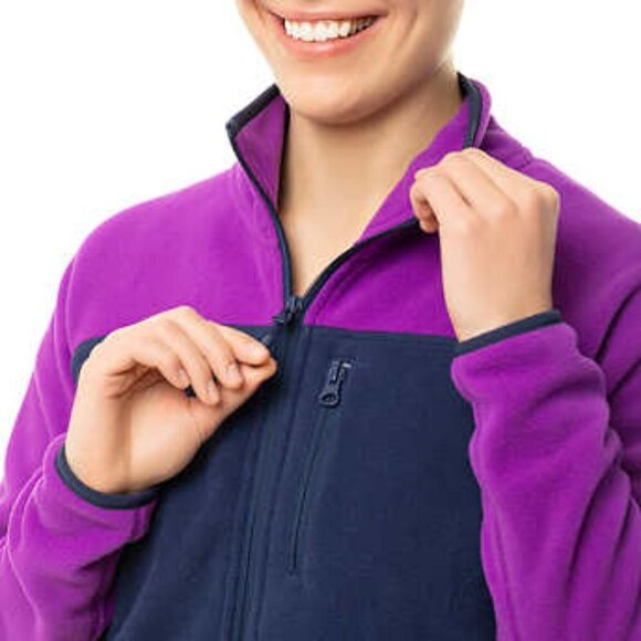 NWOT Bula Fleece Full Zip | Purple - Picture 5 of 9